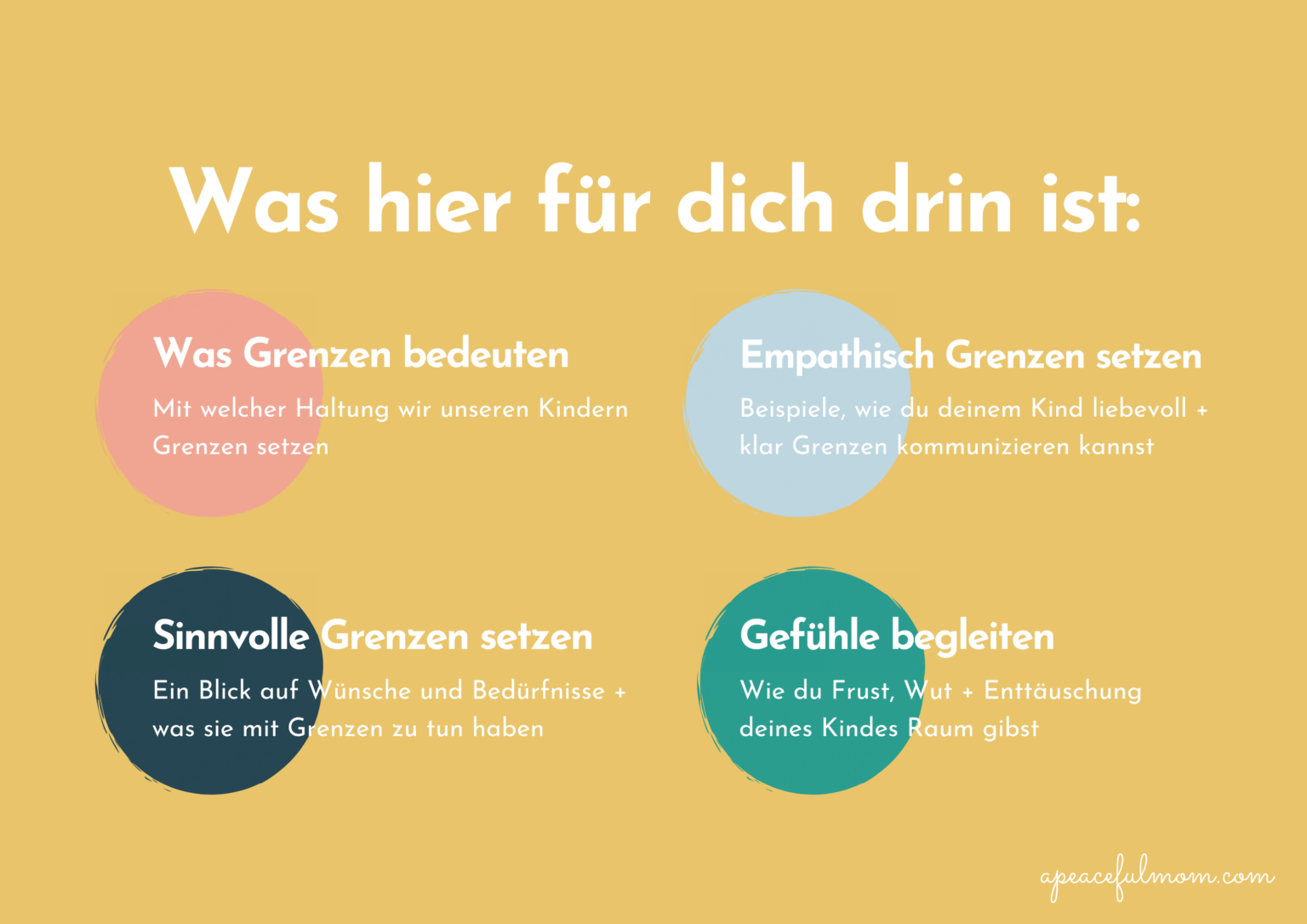 Kindern Grenzen setzen EBooklet A Peaceful Mom